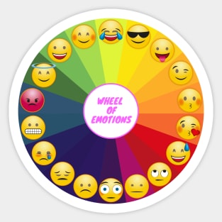 Wheel of Emotions Sticker